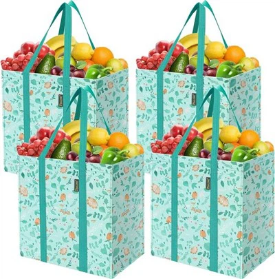 Bolsas de supermercado reutilizables no tejidas
